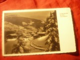 Felicitare circulata in Romania 1939 Bucuresti ,are si stamp. Ambulante