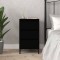 Gossi noptiera, negru, 40x35x70 cm, lemn prelucrat