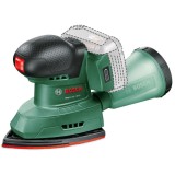 Slefuitor multifunctional pe acumulator Bosch UniversalSander 06033E3100, 18 V, 22.000 vibratii/min, 1.6 mm diametru orbita, 183x93 mm/49x101 mm sufra