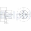 DELPHI BG9022RSC Disc frana