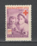 Iugoslavia.1949 Marci de binefacere Porto-Crucea Rosie SI.678, Nestampilat