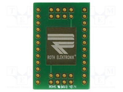 Placă universală multiadaptor ROTH ELEKTRONIK GMBH W: 21,59mm L: 33,66mm foto