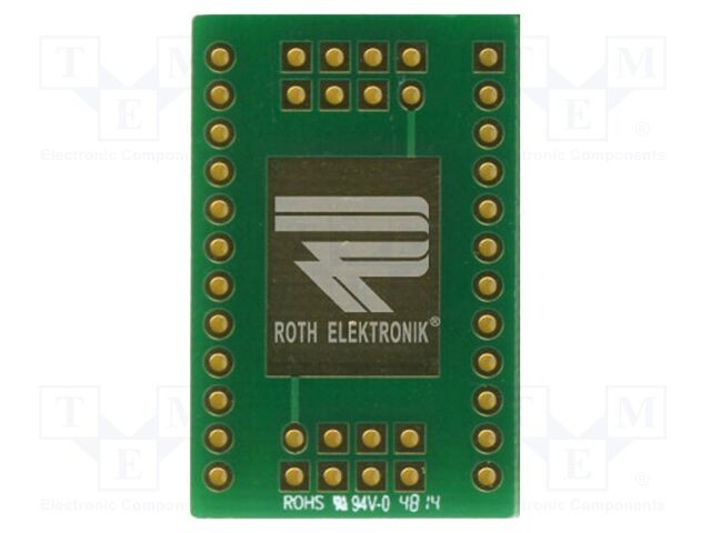 Placă universală multiadaptor ROTH ELEKTRONIK GMBH W: 21,59mm L: 33,66mm