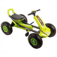 Kart cu pedale si roti gonflabile Driver Kidscare Verde for Your BabyKids foto