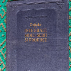 Tabele De Integrale, Sume, Serii Si Produse , I.M. Rijic, I.S. Gradstein