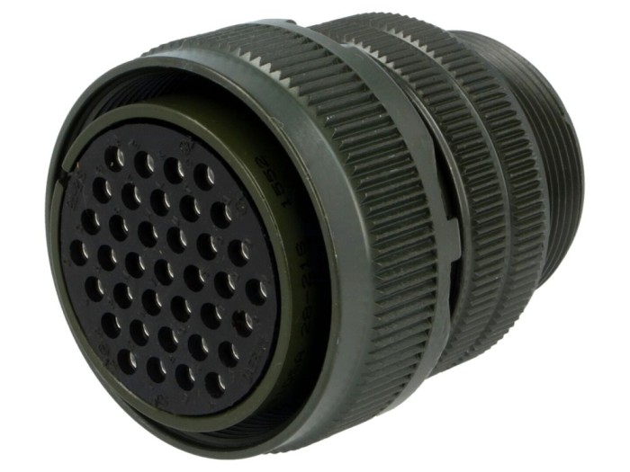 Conector circular 37 pini, 13A, 500V AC
