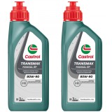 Cumpara ieftin Pachet 2 litri ulei Castrol Transmax pentru cutie de viteze manuala EP 80W-90