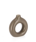 Cumpara ieftin Vaza flori piatra maro Odino 18.5x6x19h