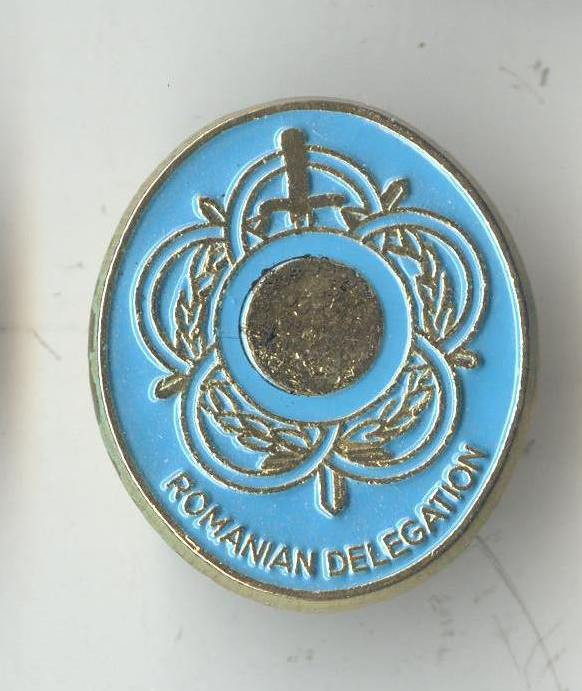 Insigna militara Romanian Delegation - Romania