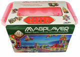 Joc de constructie magnetic - 118 piese PlayLearn Toys, MAGPLAYER