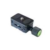 Cumpara ieftin Patina si placuta quick release cu filet 1/4 pentru trepied si monopied cu cap sferic, marca THD, compatibilitate prindere Arca Swiss