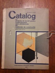 Catalog cu proiecte cu lucrari scolare domeniu constructiilor / R5P1F