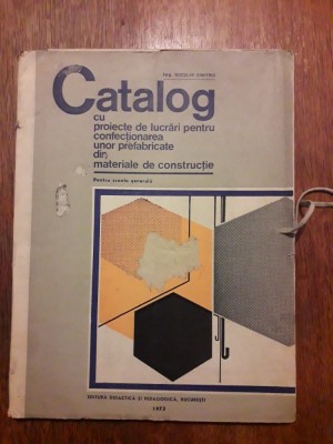 Catalog cu proiecte cu lucrari scolare domeniu constructiilor / R5P1F foto