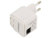 Repeater WiFi RJ45 Schuko Albă