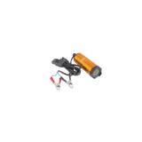 Pompa Transfer Ulei Motorina Apa 12V 40W 12L/min Satra, Filtru Inox, Autoamorsare, Inaltime 3m, Cleme Baterie