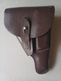NI80 Toc german din piele maro pentru pistol Walther