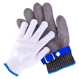Manusa Macelarie Anti-Taiere Otel Inoxidabil, Marime XL, Argintie, Protectie Bucatarie