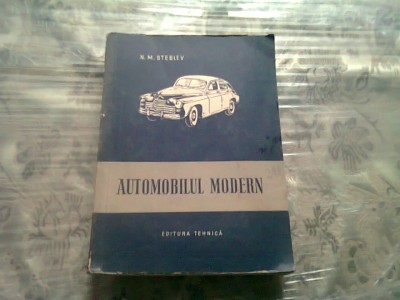 AUTOMOBILUL MODERN - N.M. STEBLEV foto