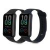 Set 2 curele kwmobile pentru Amazfit Band 7, Silicon, Negru/Albastru, 60111.01