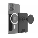 Portofel pentru telefon popsockets popwallet, magnetic magsafe black