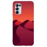 Husa compatibila cu Oppo A53 model Red Dunes, Silicon, TPU, Viceversa, Transparent, Carcasa