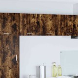 vidaXL Dulap suspendat Riga Stejar afumat și alb 40 x 31 x 40 cm 884138