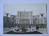 Fotografie mare 180 x 130 mm Casa Poporului Bucuresti 1990