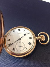 Rolex Lever 1930 Ceas Buzunar Placat cu Aur Piesa Originala !!! foto