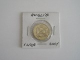 M3 C50 - Moneda foarte veche - Anglia - o lira sterlina - 2001, Europa