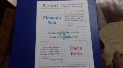 program Zimandu Nou - Dacia Beliu foto