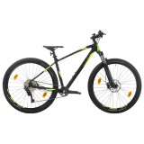 Bicicleta MTB Sprint Apolon Pro 29 Negru Mat/Verde Neon 520 mm Ultimate FactoryBikes