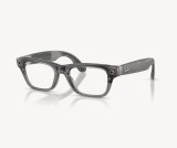 Ray-Ban Meta Blayzer Optics Gen 2 Universal Fit Matte Transparent Ice Grey Demo Lens 54-19