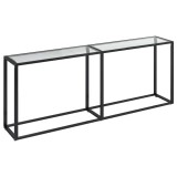 Cumpara ieftin Masa consola, transparent, 200x35x75,5 cm, sticla securizata