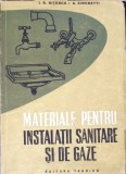 MATERIALE PENTRU INSTALATII SANITARE SI DE GAZE. INDRUMATOR-I.R. NITESCU, A. SIMONETTI-277004