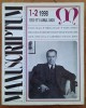 Manuscriptum nr. 1-2 din 1998