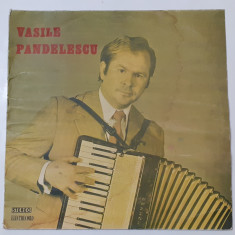 Vasile Pandelescu - Acordeon - Disc vinil vinyl LP (VEZI DESCRIEREA) DISC RAR