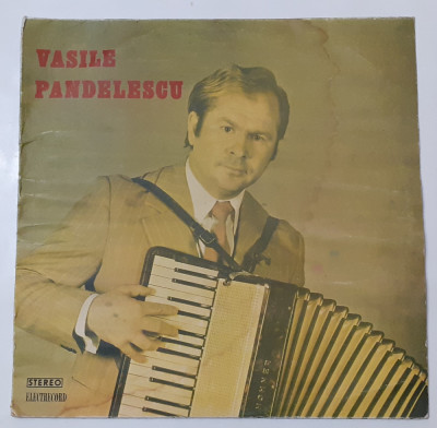 Vasile Pandelescu - Acordeon - Disc vinil vinyl LP (VEZI DESCRIEREA) DISC RAR foto