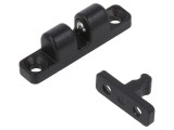 Blocator cu bile negru 8mm 38mm 25N pentru profile T