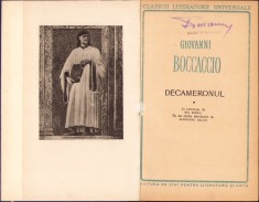 C4235N Decameronul de Boccaccio, volumul I și II, 1957, colegat
