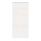 Jaluzea plisată alb 85x200 cm Lățime țesătură 84,4cm poliester