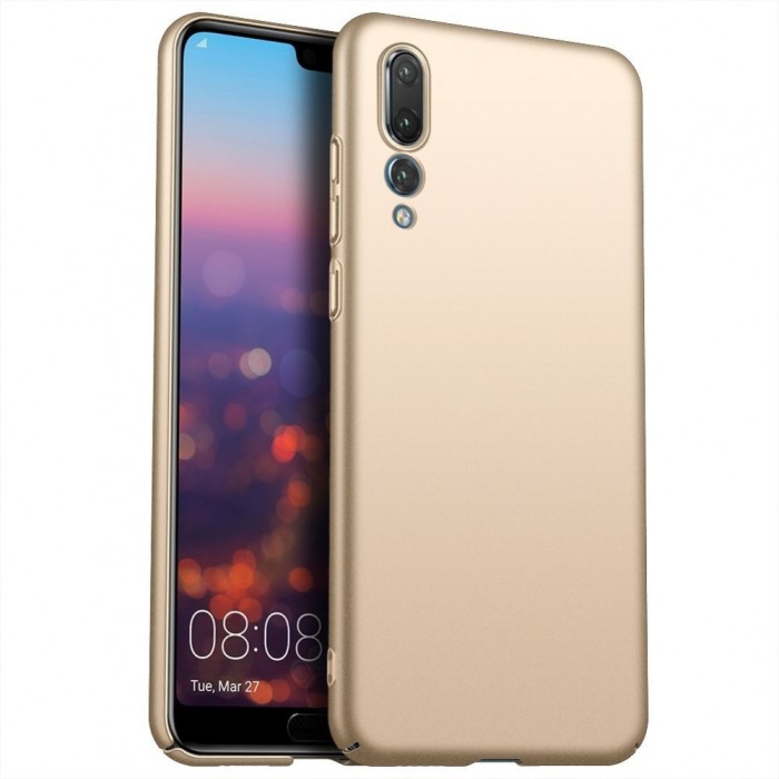 Husa HUAWEI P20 - Jelly Mat (Auriu)
