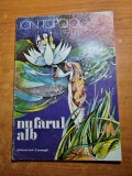 Nufărul Alb - Ion Topolog, Carte Copii, 1982, Ilustrații, 52 Pagini - Poveste Clasică Rom&acirc;nească