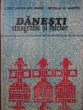 DANESTI. ETNOGRAFIE SI FOLCLOR-CONSTANTIN GH. RADU, NECULAI N. MAFTEI