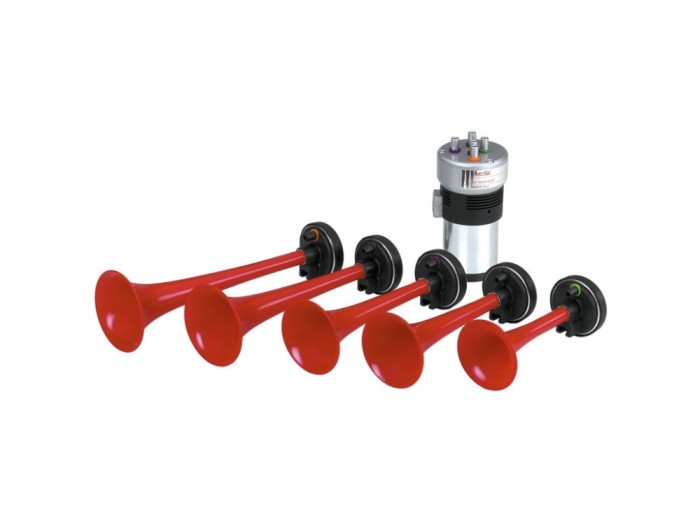 Claxon auto Carpoint 5 tonuri 12V, cu compresor electric , 240W,117dB, Melodia General Lee Dixie Horn
