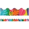 One World Colorful Leaves Scalloped Borders
