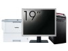 Pachet Calculator LENOVO ThinkCentre E73 Tower, Intel Core i5-4460s 2.90GHz, 8GB DDR3, 240GB SSD, DVD-RW + Monitor 19&amp;quot; &amp; Imprimanta Brother HL-L6