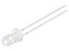 LED 5mm Portocalie Convex 15&deg; - 2 273mW - Iluminare Eficientă, Optosupply