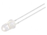 LED 5mm Portocalie Convex 15&deg; - 2 273mW - Iluminare Eficientă, Optosupply