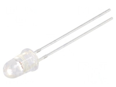 LED 5mm Portocalie Convex 15&amp;deg; - 2 273mW - Iluminare Eficientă foto