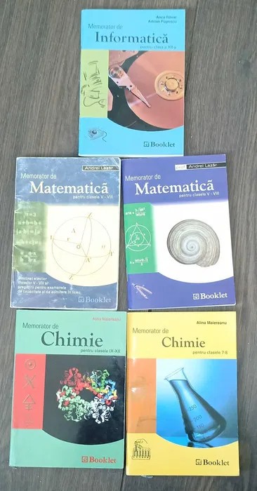 Lot Memoratoare Matematica/Chimie si Informatica